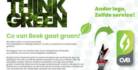 Co van Beek Going Green – elektrische bedrijfsbus en accugereedschap